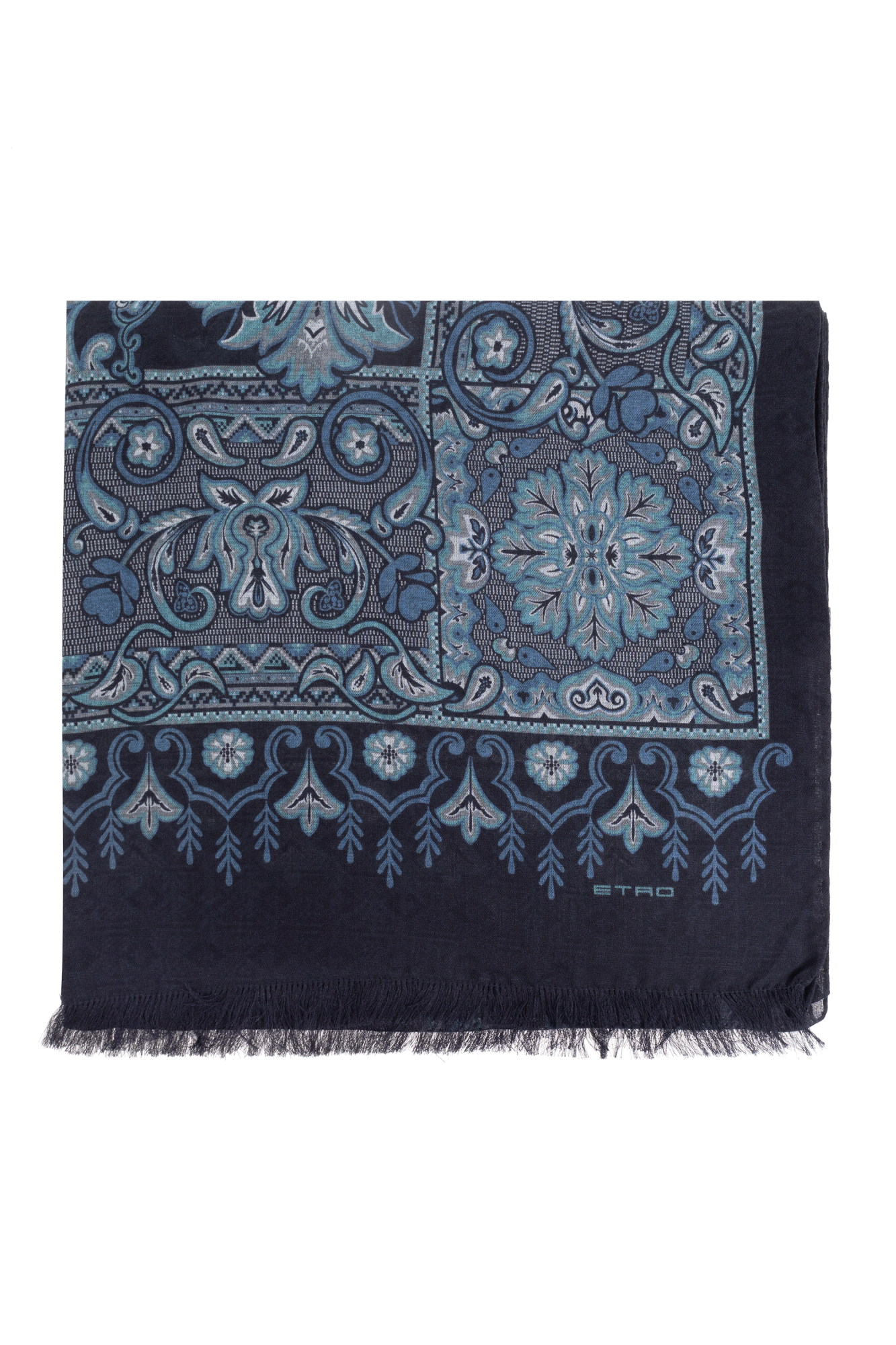 スカーフ ETRO Woman Scarf Blue WATA0013AK903 X0800 Etro Paisley Silk Scarf | Saks Fifth Avenue